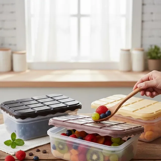 Çikolata Desenli Saklama Kabları-M10