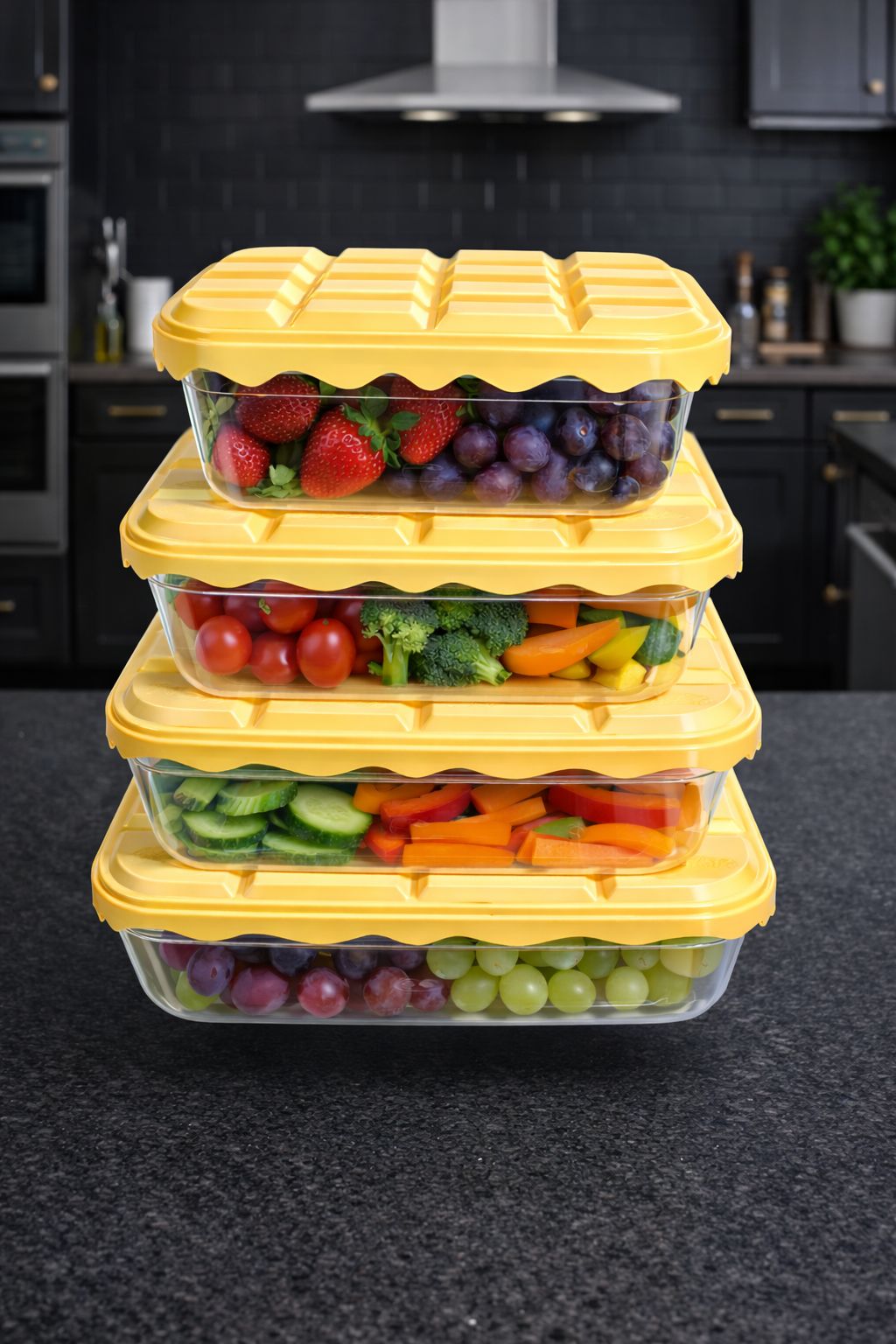 Çikolata Desenli Saklama Kabları-M7